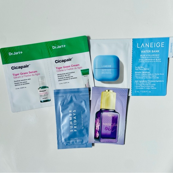 Lot of 25 Skincare Samples Laneige Glow Recipe Summer Fridays Fenty Tarte Rhode - Picture 6 of 7